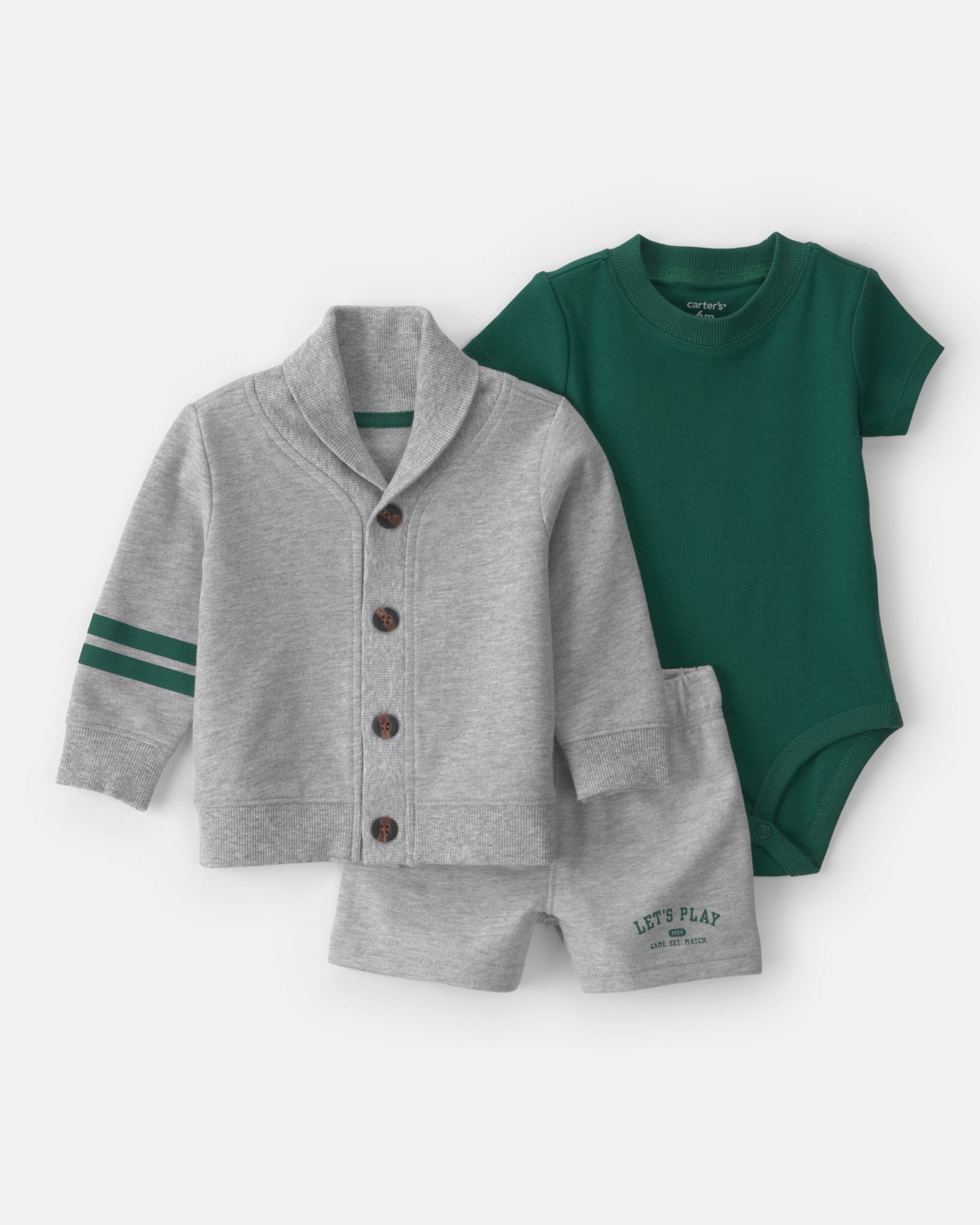 Conjunto De 3 Prendas - 3m - BEBÉ NIÑO - Carter
