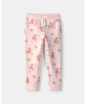 Joggers De Punto Con Cordón Ajustable Florales Oshkosh B'Gosh