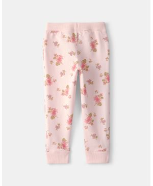 Joggers De Punto Con Cordón Ajustable Florales Oshkosh B'Gosh