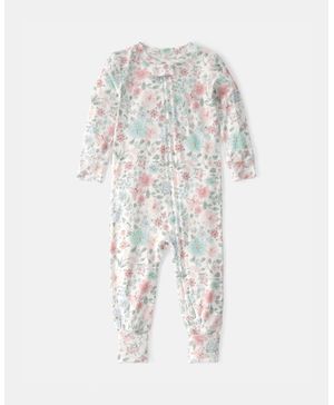 Mameluco De Material Sustentable Purelysoft Mariposas Ceñido Carter's