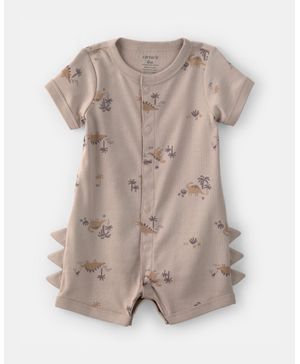 Romper De Manga Corta Con Dinosaurio Carter's