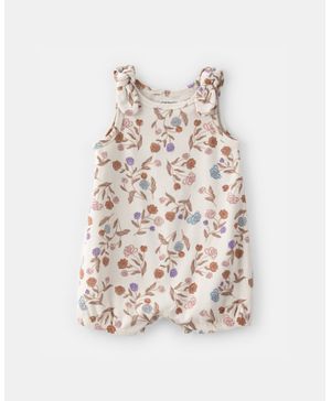 Romper Floral Sin Mangas Carter's