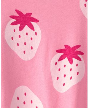 Romper Sin Mangas Con Estampado De Fresas Carter's