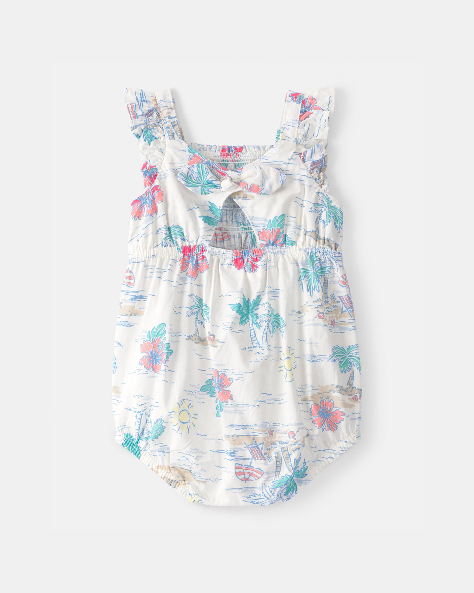 Romper Sin Mangas Con Estampado Tropical Beach Multi 1U636810|Carter's