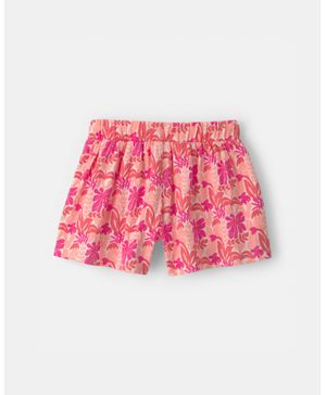Short De Gasa Floral Con Estampado Tropical Carter's