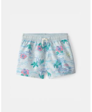 Short Para Nadar Con Estampado Tropical Beach Carter's