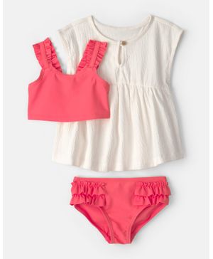 Traje De Baño De 3 Piezas Con Salida De Baño Carter's