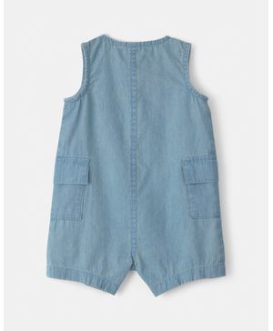 Romper Sin Manga De Chambray Beach Cruiser Azul Carter's