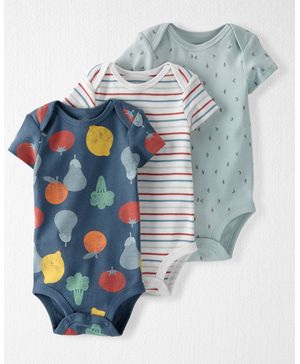 Paquete De 3 Pañaleros De Algodón Orgánico Acanalado Carter's Little Planet